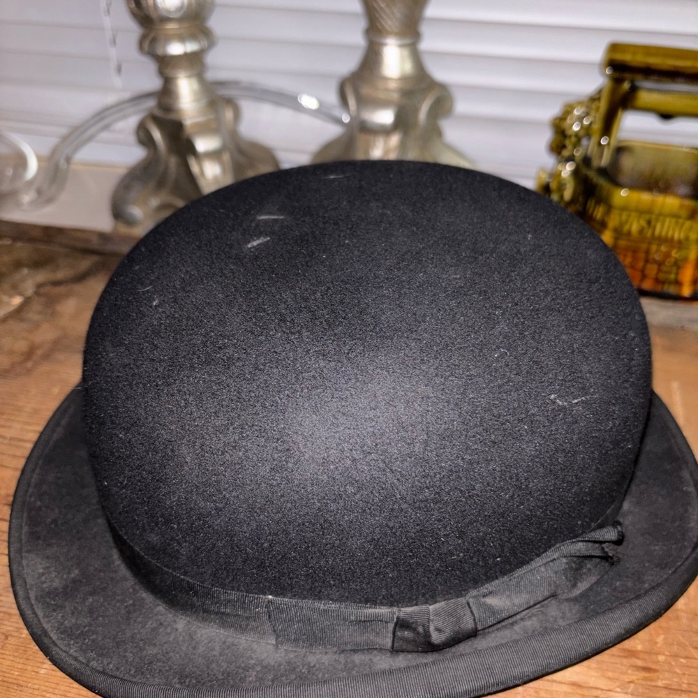 Authentic Stetson Bowler hat 7 1/4      267284 - Picture 4 of 15